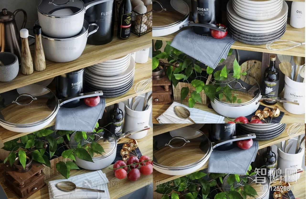 DECORATION SETS – 3D MODELS – 187 – PRO