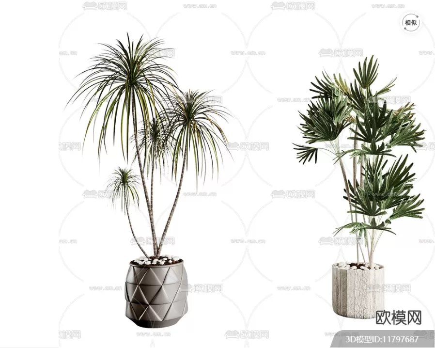 TREE – PLANTS – 3DS MAX MODELS – 096 – PRO