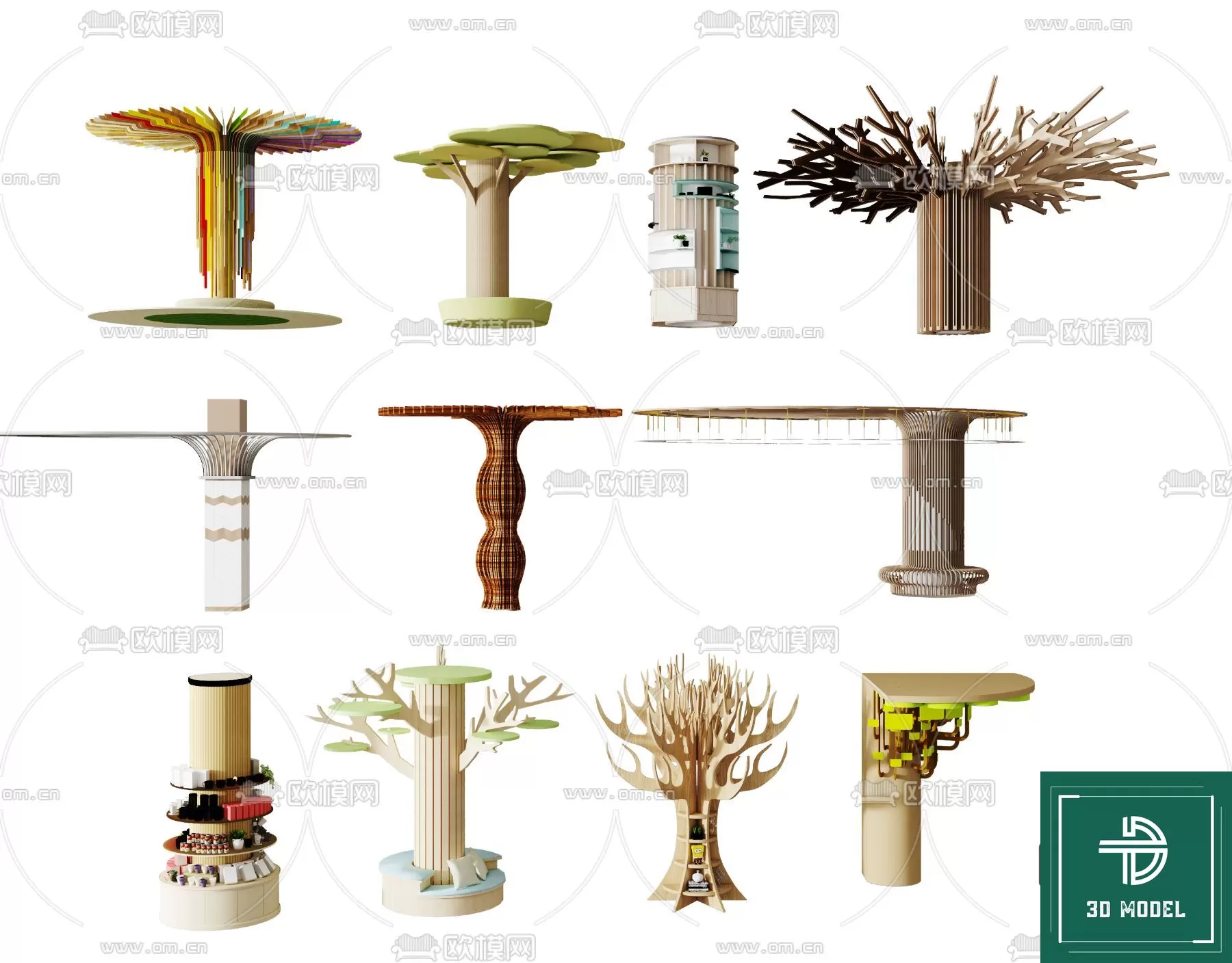 Pillar 3D Models – 3DS Max – 060 – PRO