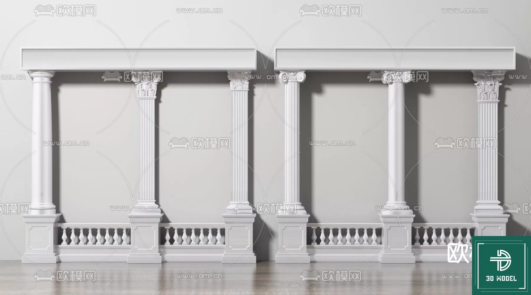 Pillar 3D Models – 3DS Max – 062 – PRO
