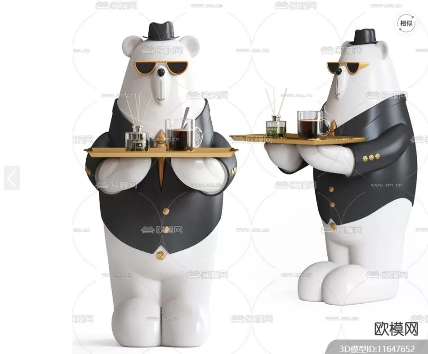 DECORATION SETS – 3D MODELS – 066 – PRO