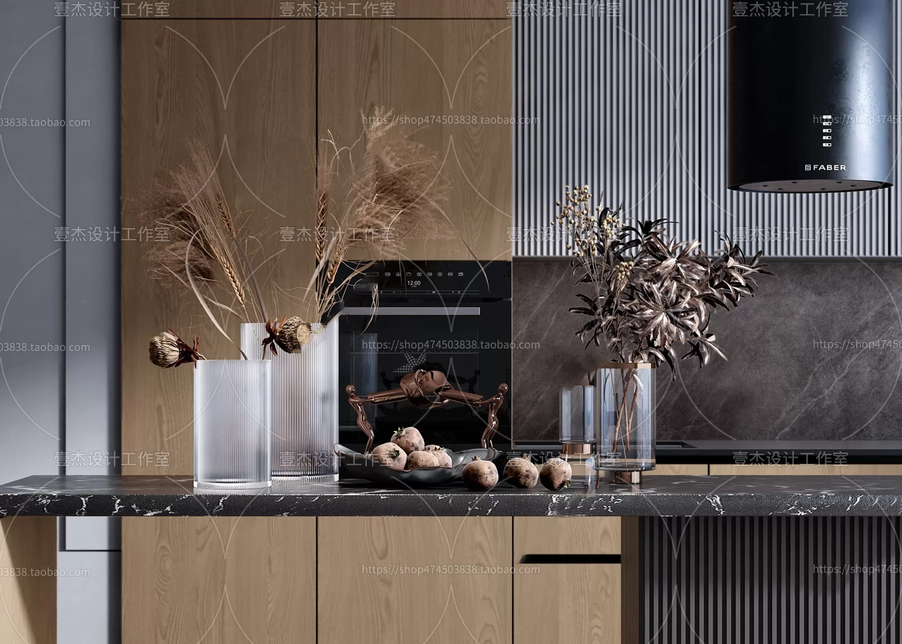 DECORATION SETS – 3D MODELS – 722 – PRO
