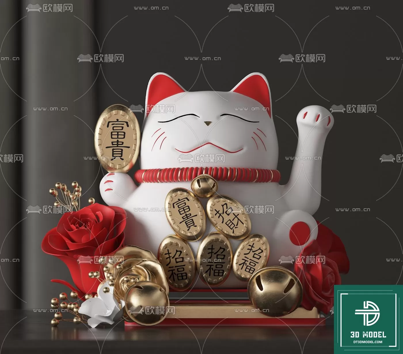 LUCKY CAT – 3D MODELS – 002 – PRO