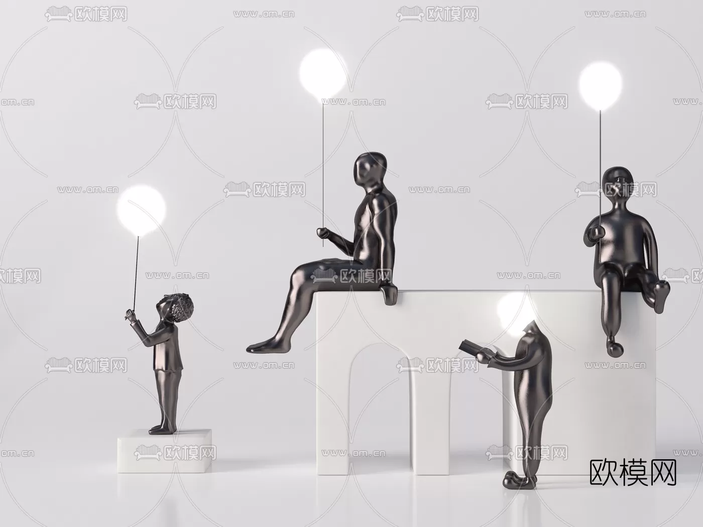 SCULPTURE LIGHT – 3D MODELS – 017 – PRO