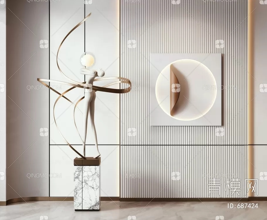 SCULPTURE LIGHT – 3D MODELS – 071 – PRO