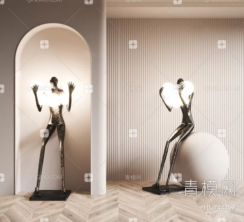 SCULPTURE LIGHT – 3D MODELS – 075 – PRO