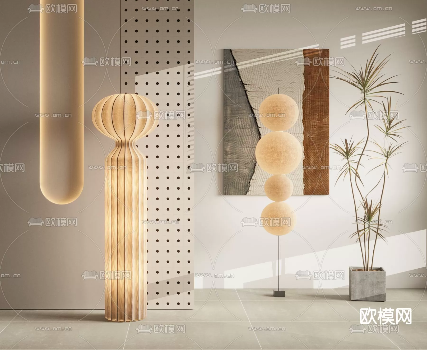 FLOOR LIGHT – 3D SKY MODELS – 040 – PRO