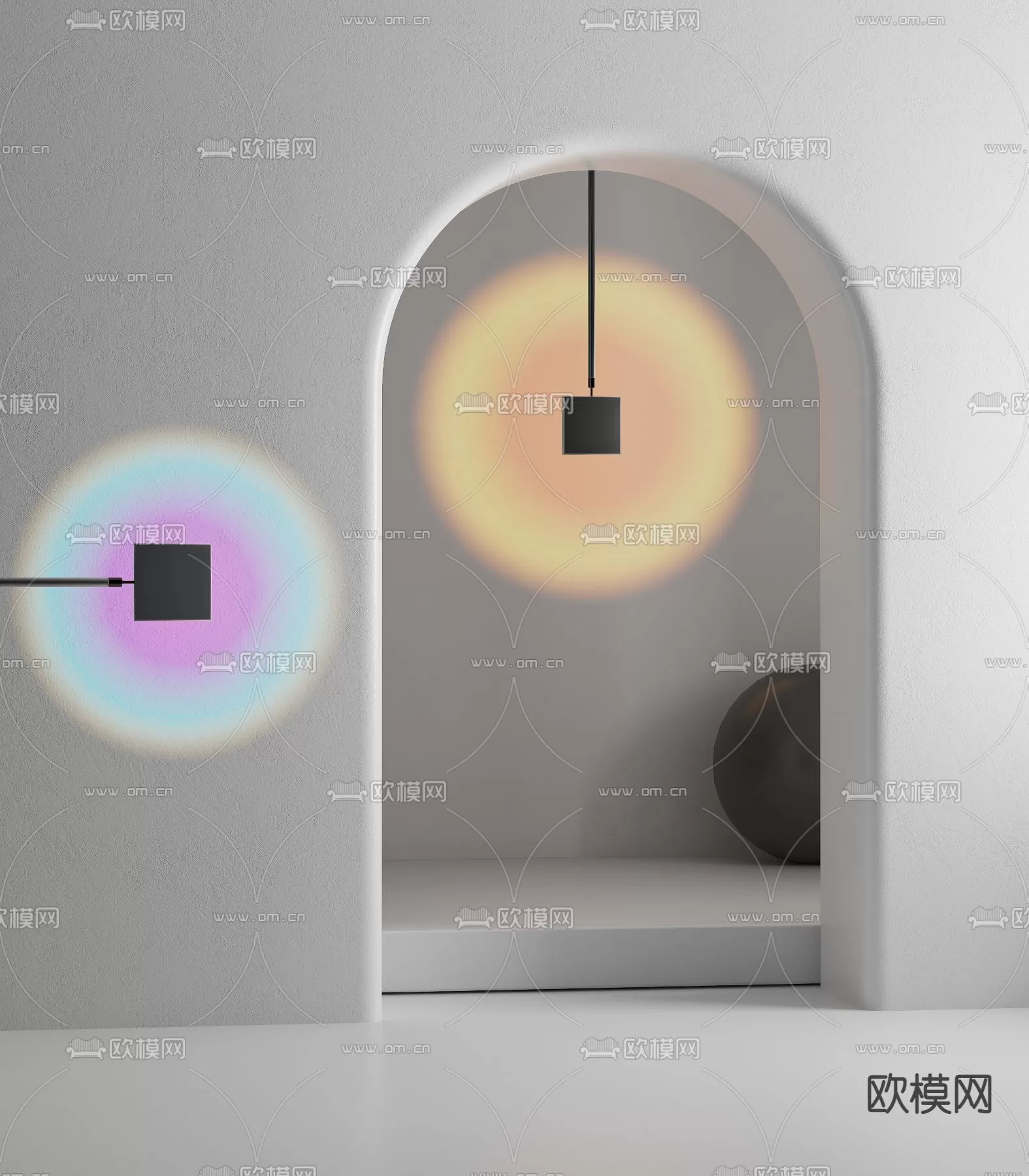 FLOOR LIGHT – 3D SKY MODELS – 043 – PRO