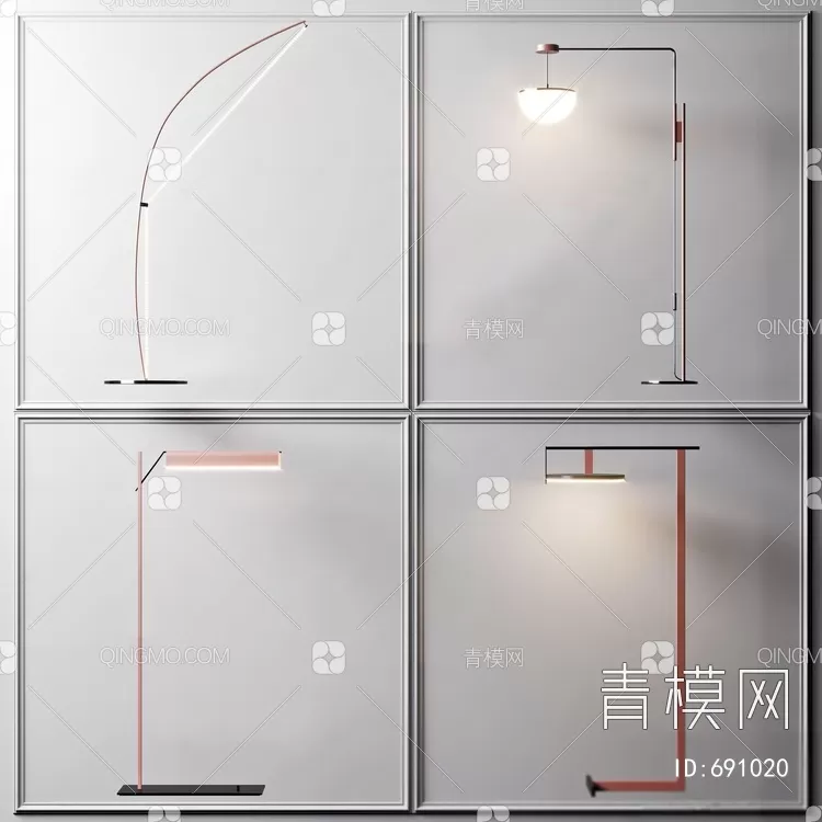 FLOOR LIGHT – 3D SKY MODELS – 109 – PRO