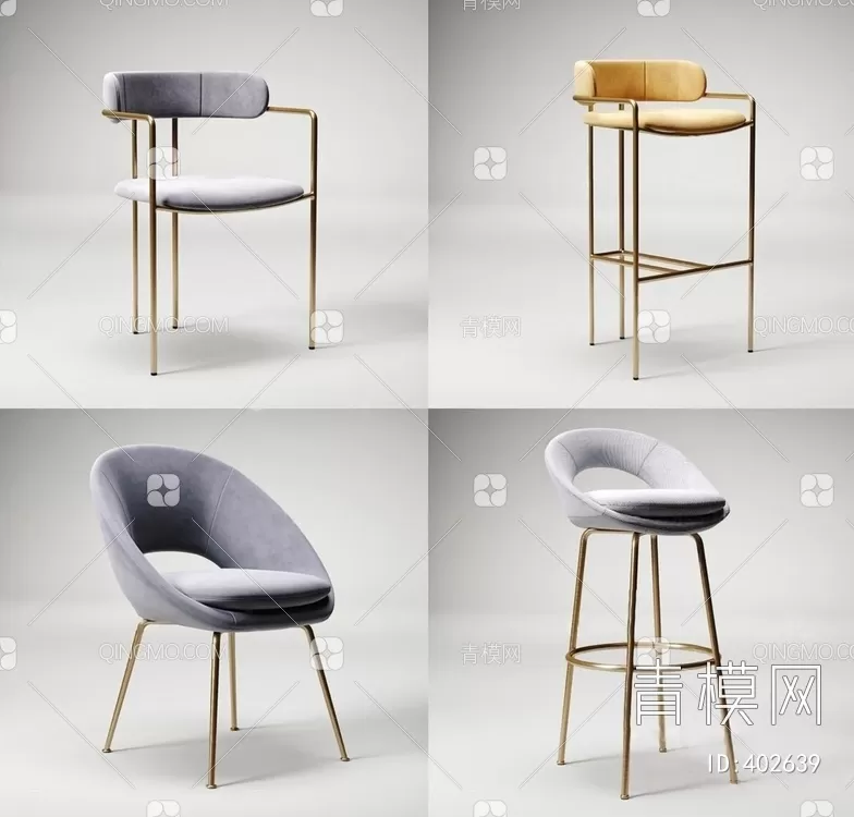 STOOL – BAR CHAIR – 3DMODELS – 058 – PRO