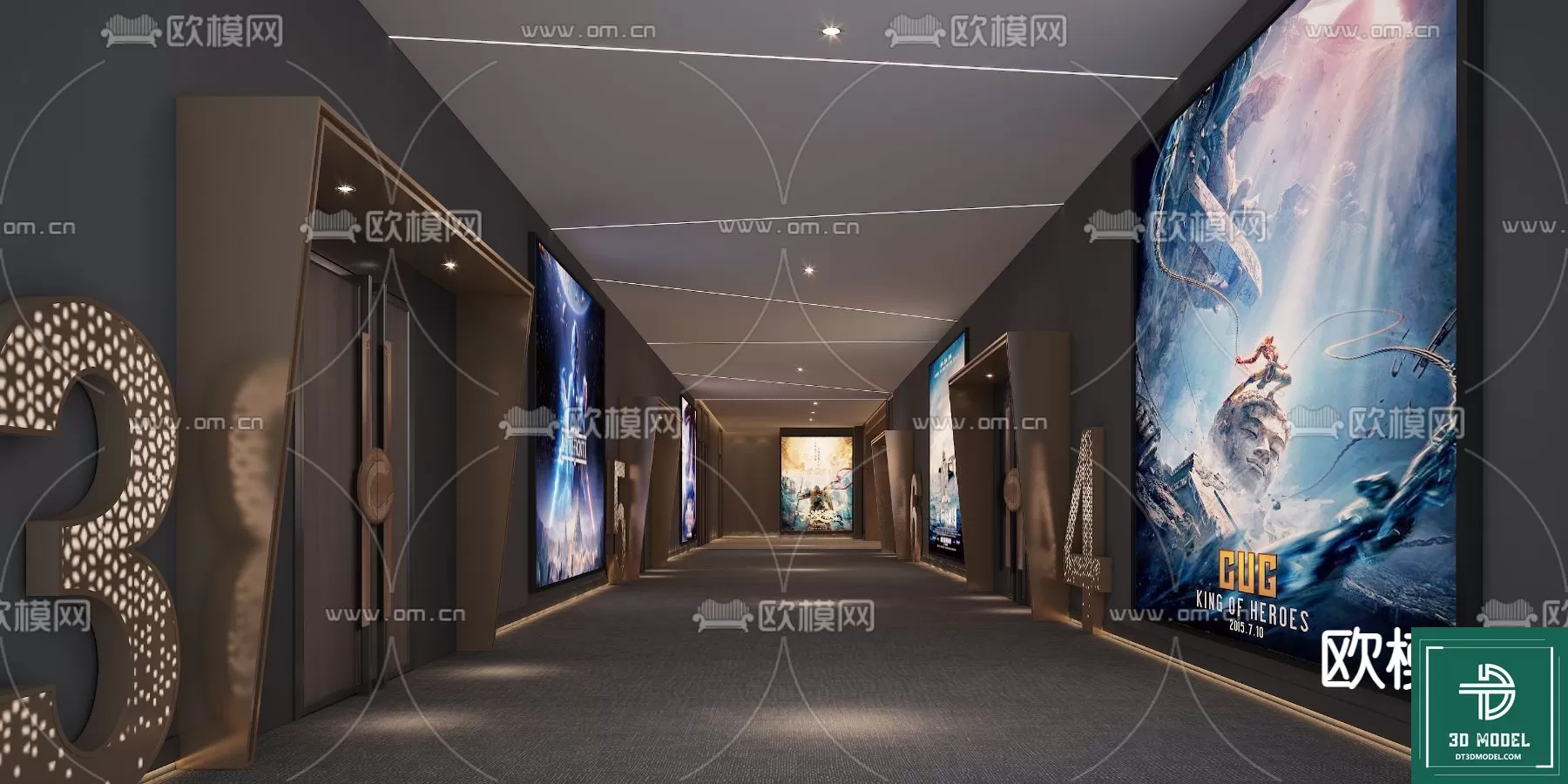 LOBBY 3D MODELS – SCENES – 132 – PRO