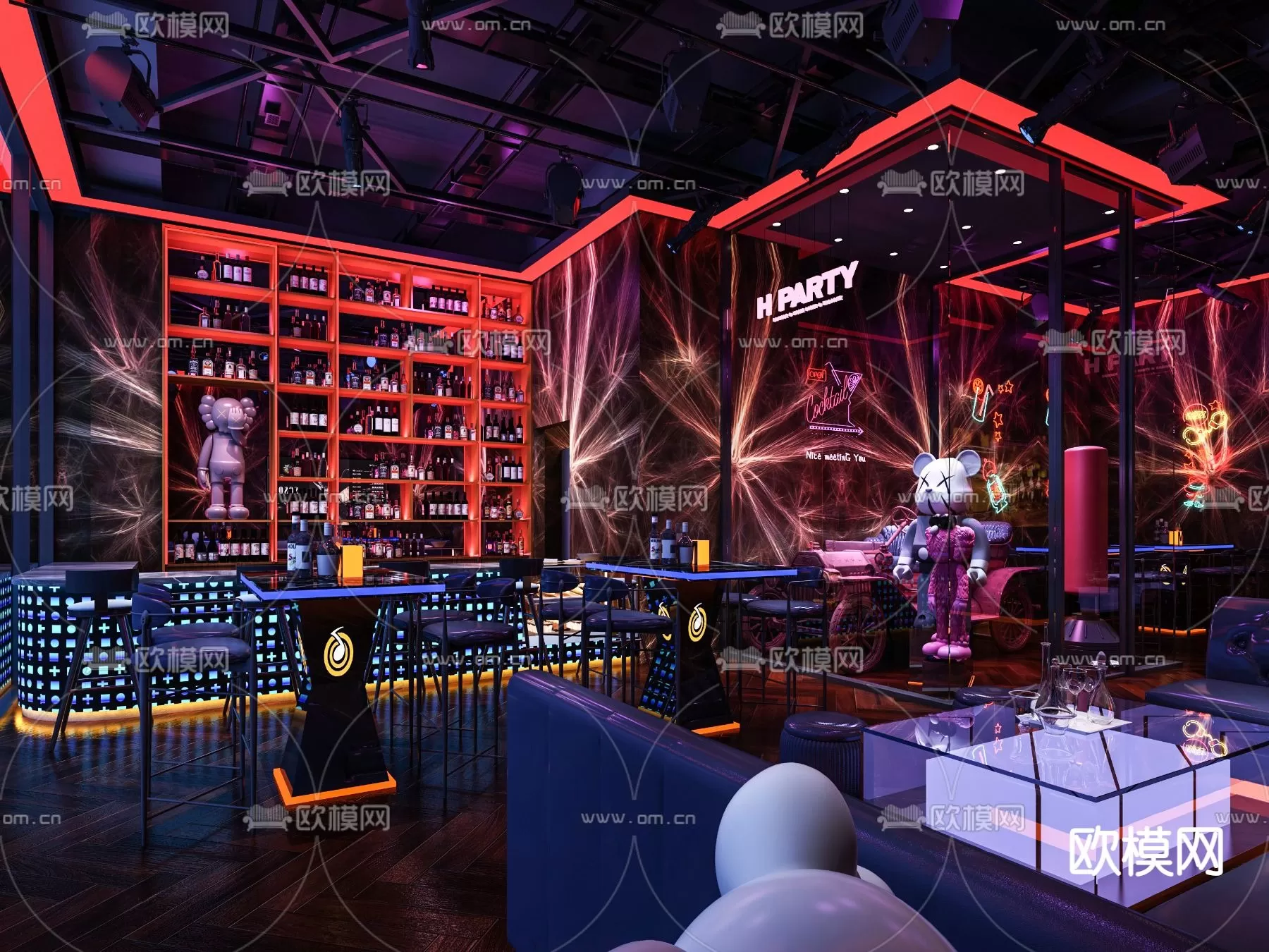 BAR – 3D MODELS – SCENES – BLOCKS – 020 – PRO