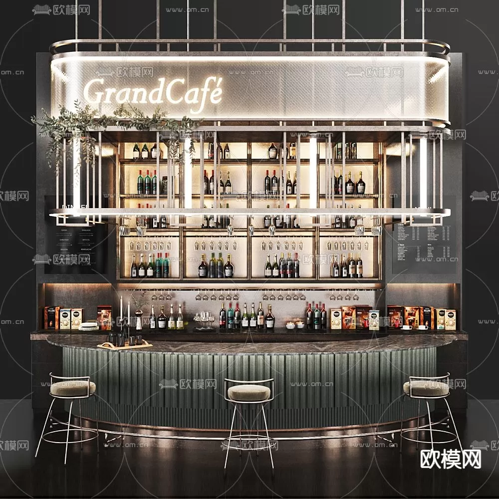BAR – 3D MODELS – SCENES – BLOCKS – 033 – PRO