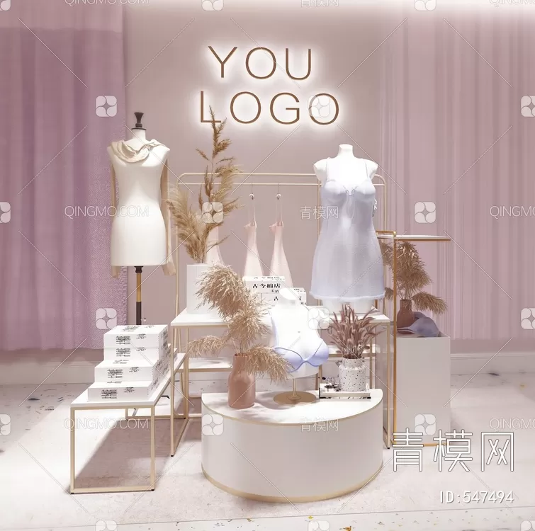 CLOTHES SHOP – 3D MODELS – DECOR – 136 – PRO