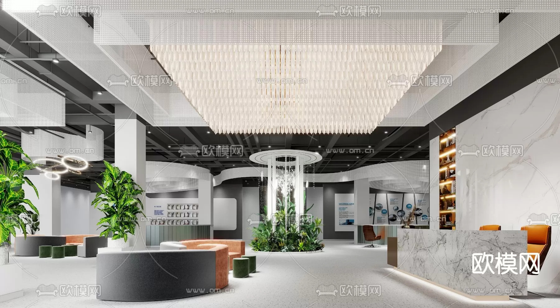 OFFICE SCENES – BLOCKS 3D MODELS – 035 – PRO