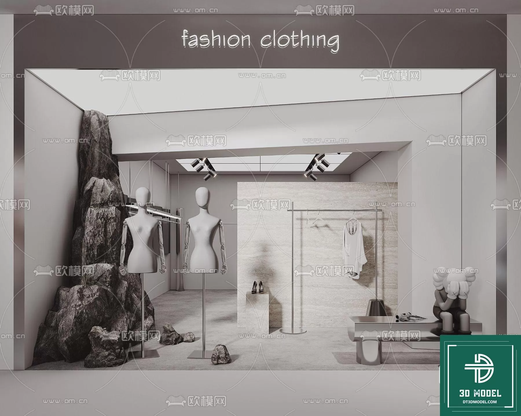 CLOTHES SHOP DECOR – 3D MODELS – 092 – PRO