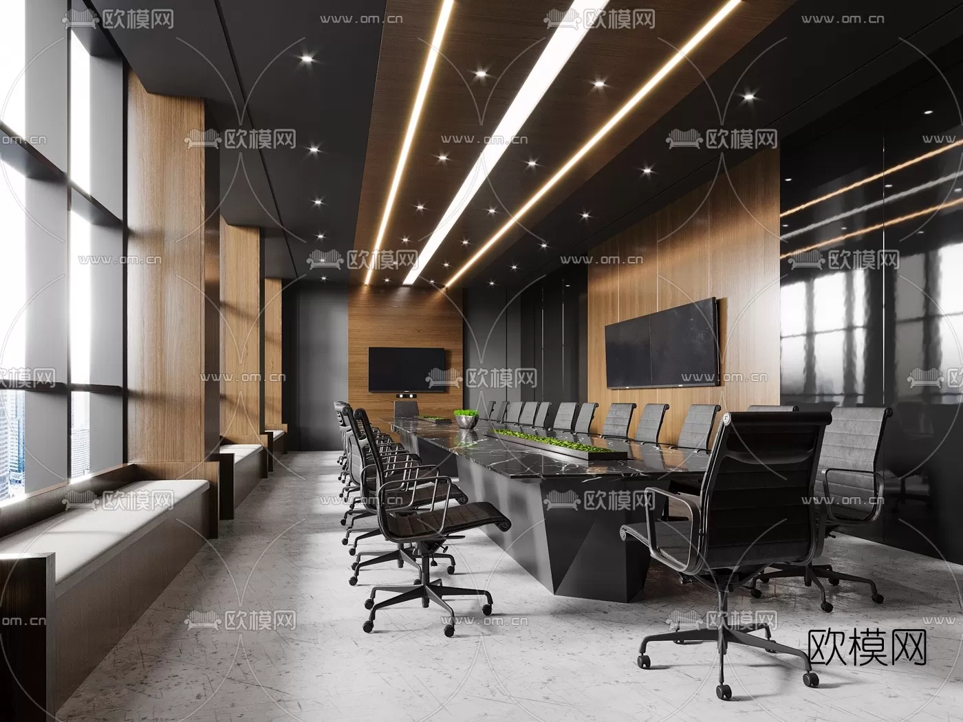 OFFICE SCENES – BLOCKS 3D MODELS – 008 – PRO