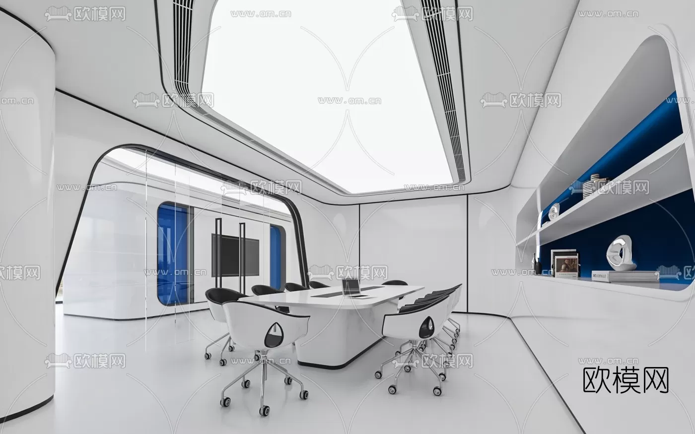 OFFICE SCENES – BLOCKS 3D MODELS – 017 – PRO