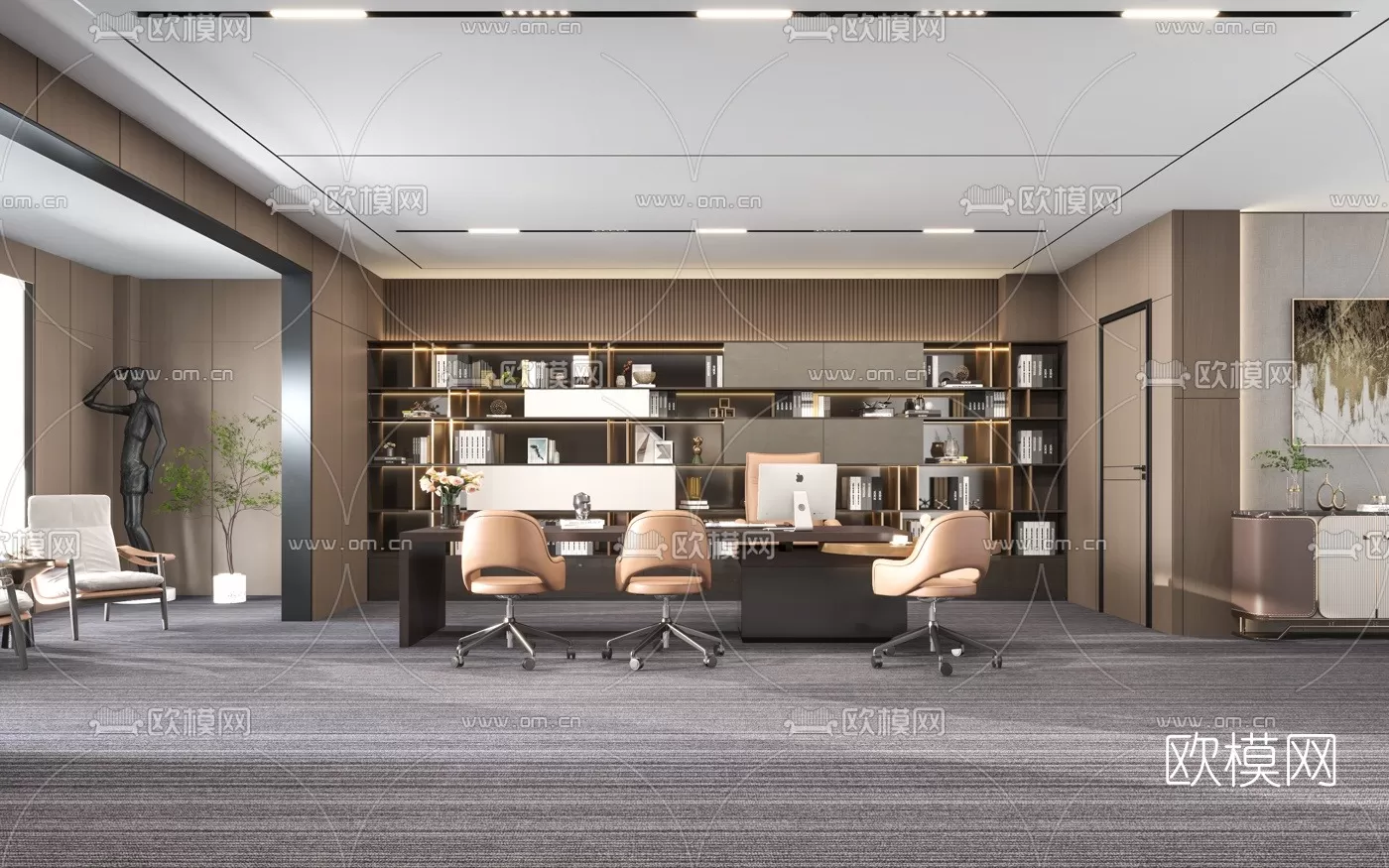 OFFICE SCENES – BLOCKS 3D MODELS – 022 – PRO