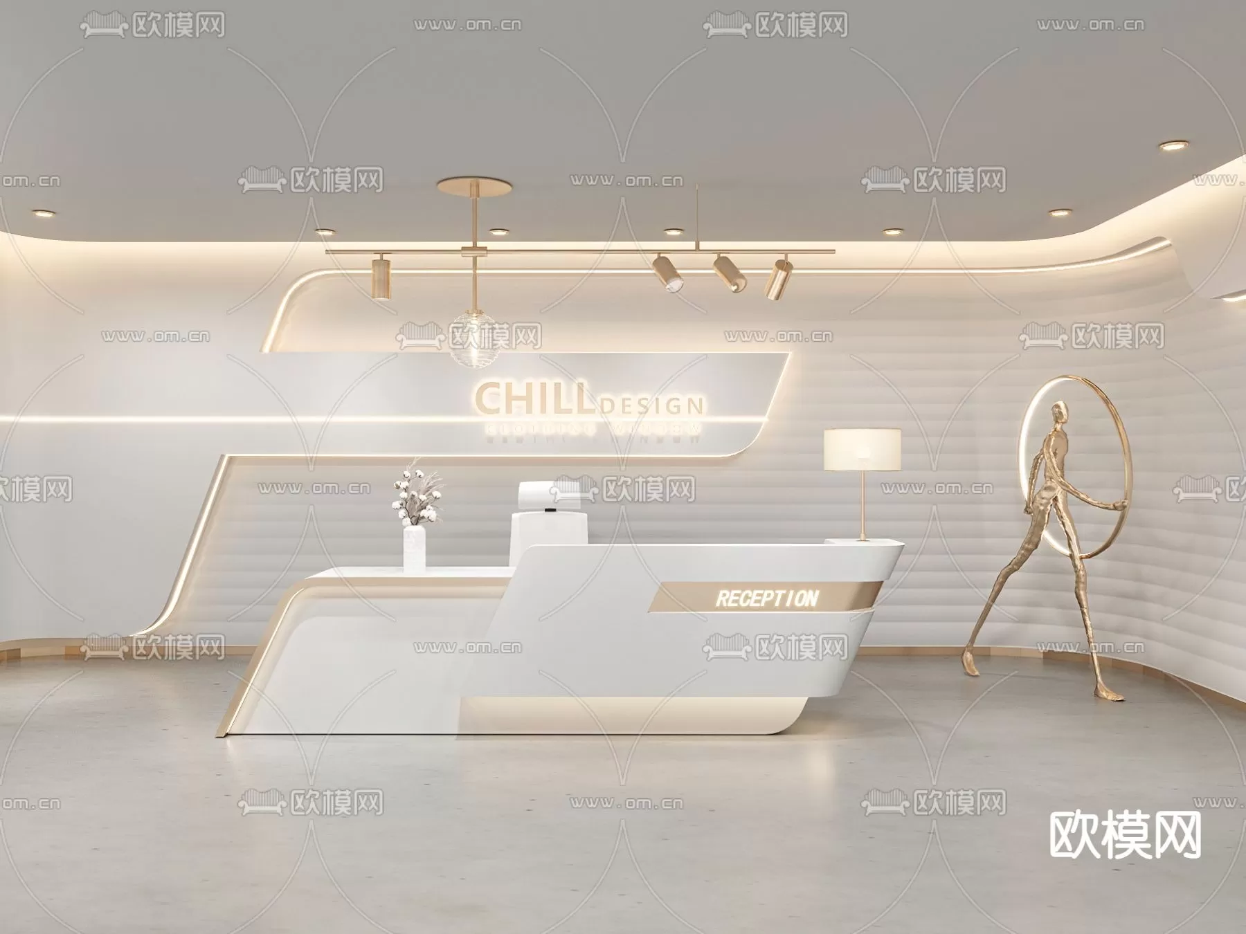 OFFICE SCENES – BLOCKS 3D MODELS – 096 – PRO