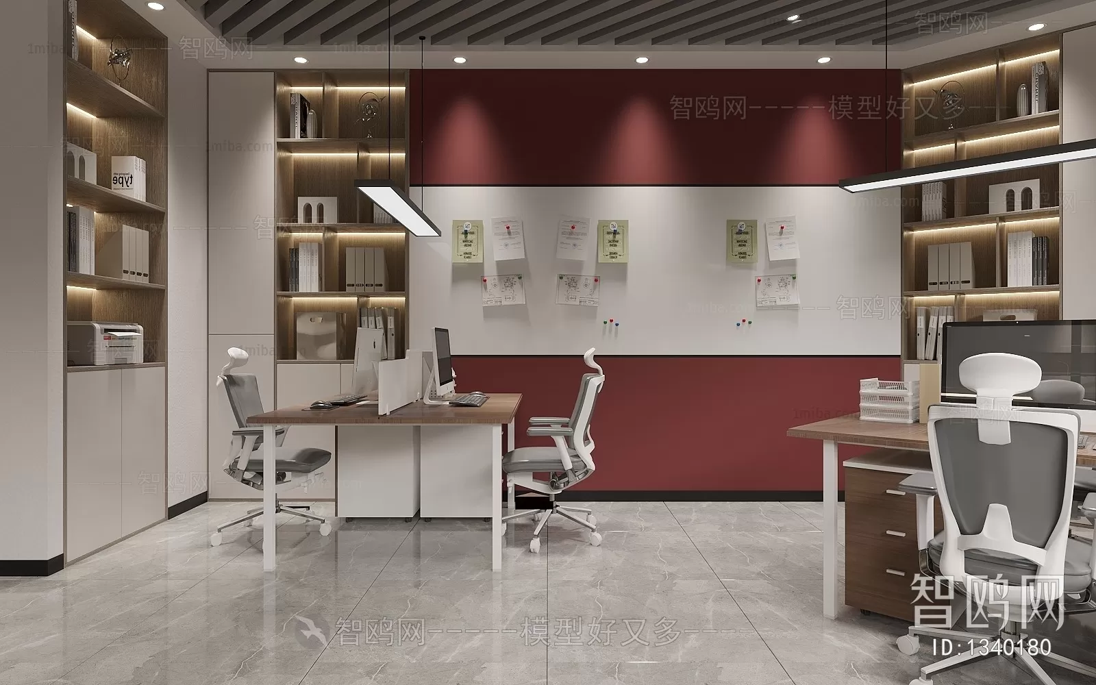 OFFICE SCENES – BLOCKS 3D MODELS – 109 – PRO