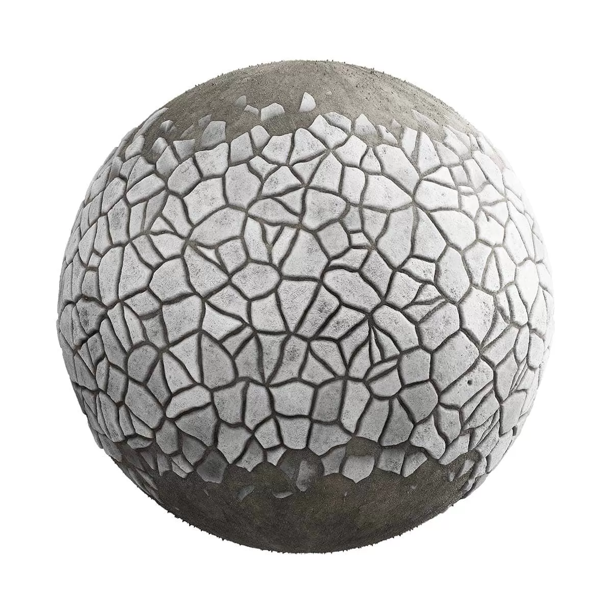 PBR Textures Volume 24 – Roads & Tracks – 4K – 8K – stone_road_with_roadside_24_18