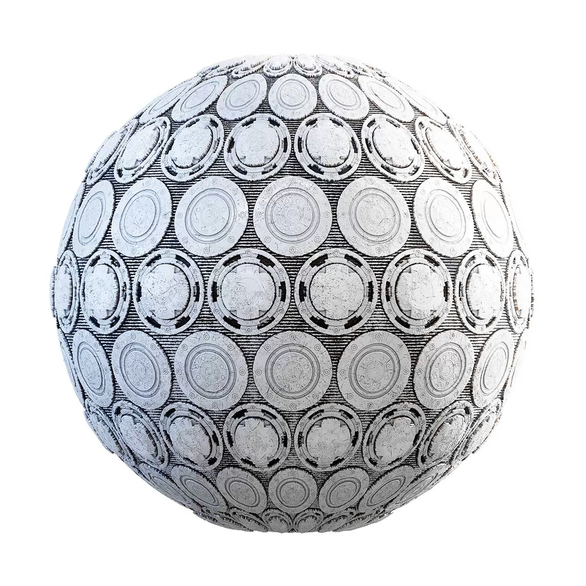 PBR Textures Volume 32 – Sci-Fi – 4K – 8K – white_space_ship_wall_28_46