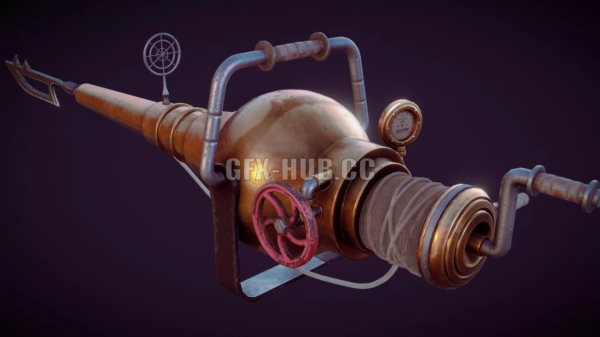 PBR Game 3D Model – Ahabs Revenge