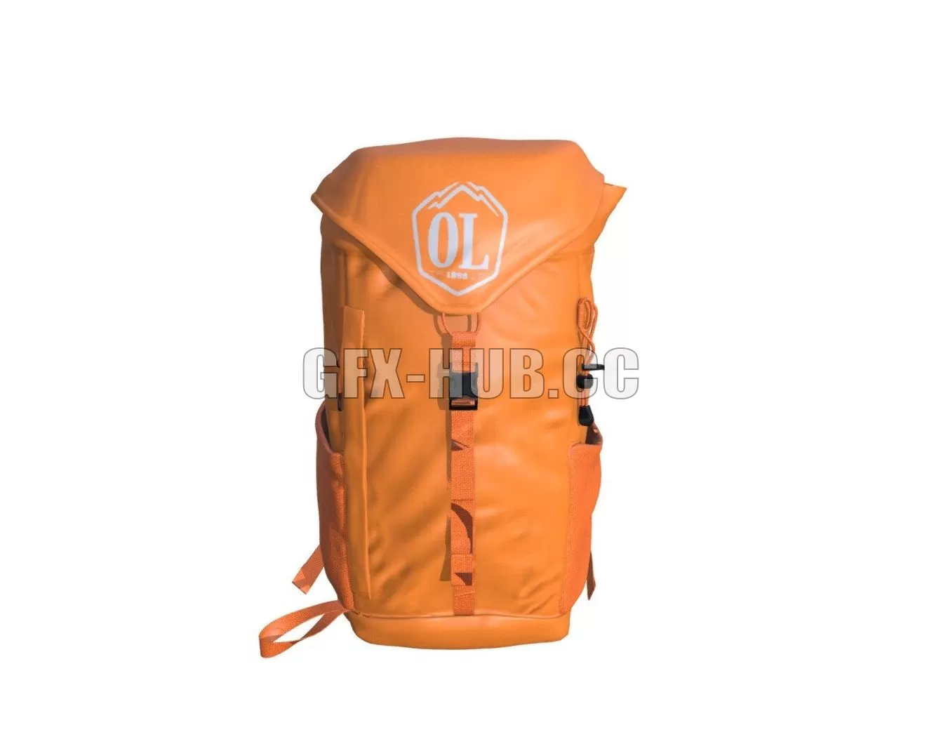 PBR Game 3D Model – Day-Lite Pack (Orange)