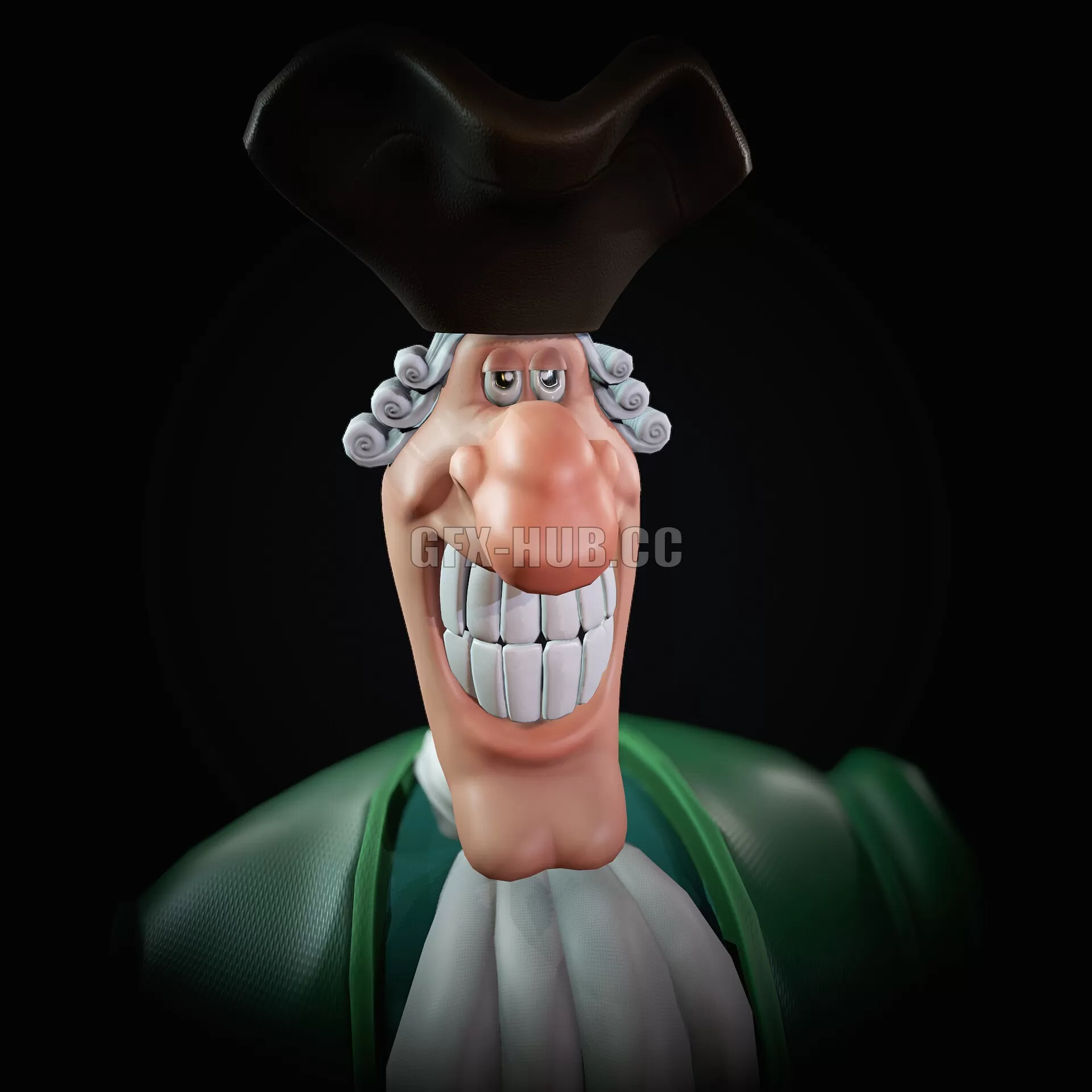 PBR Game 3D Model – DrLivesey Treasure Island