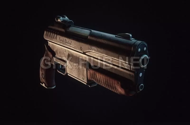 PBR Game 3D Model – Hard Boiled 6520