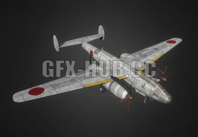 PBR Game 3D Model – Kogiken Plan II Prototype