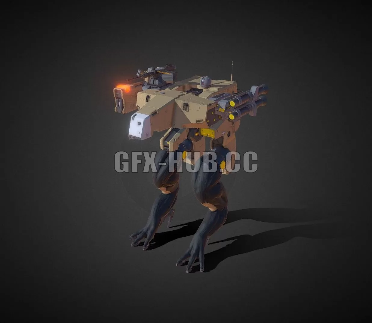 PBR Game 3D Model – Metal Gear Solid 4