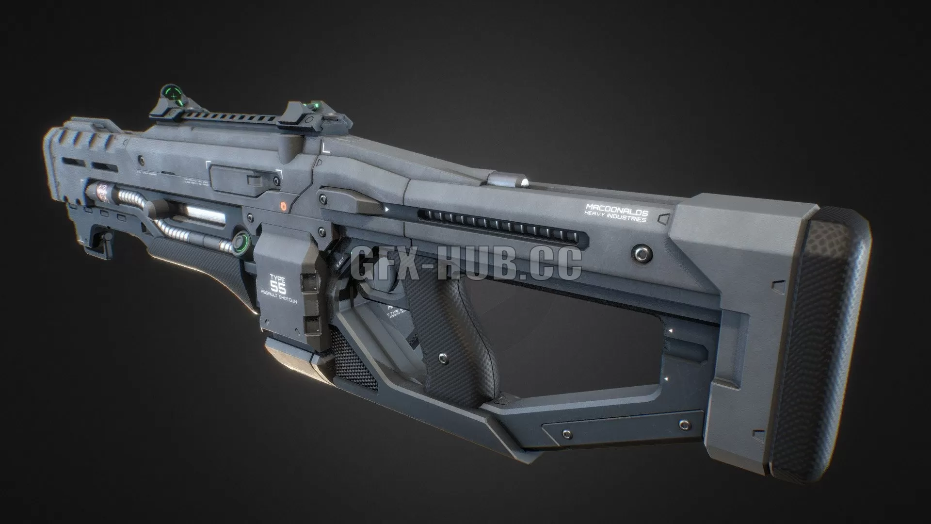 PBR Game 3D Model – MHI