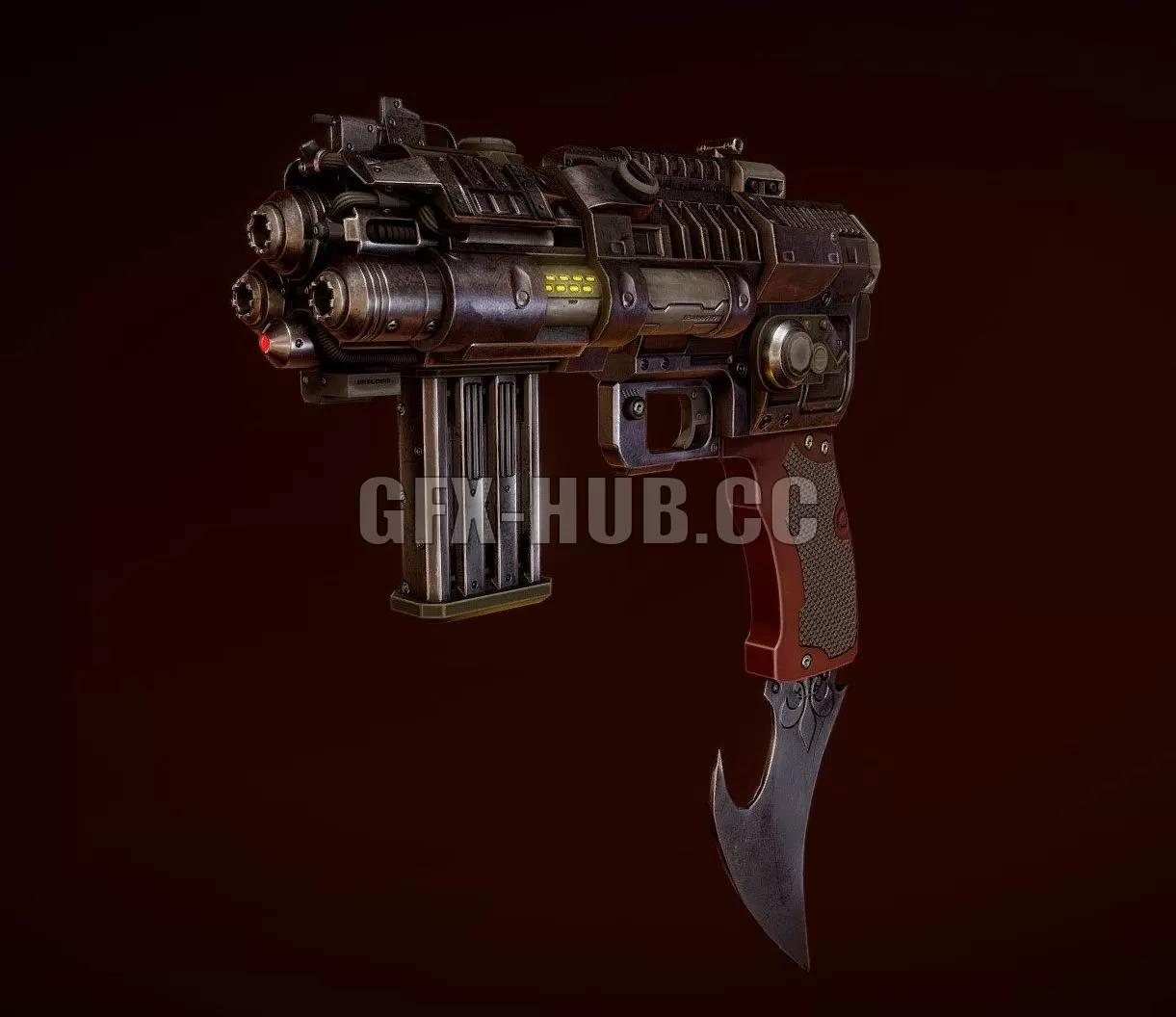 PBR Game 3D Model – N8 Ruiner (Anau Mynau Games)