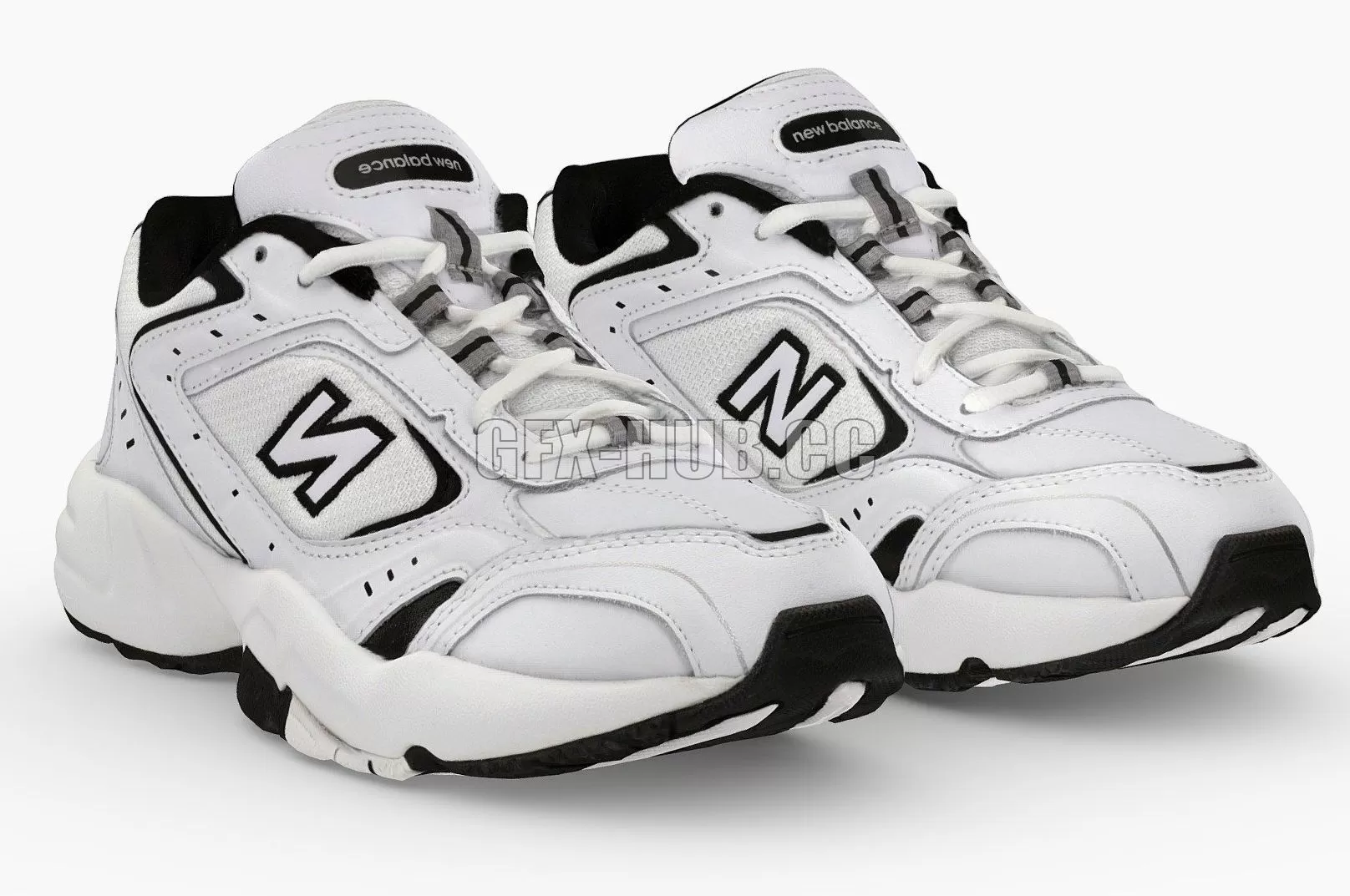 PBR Game 3D Model – New Balance 452 NB Sneaker