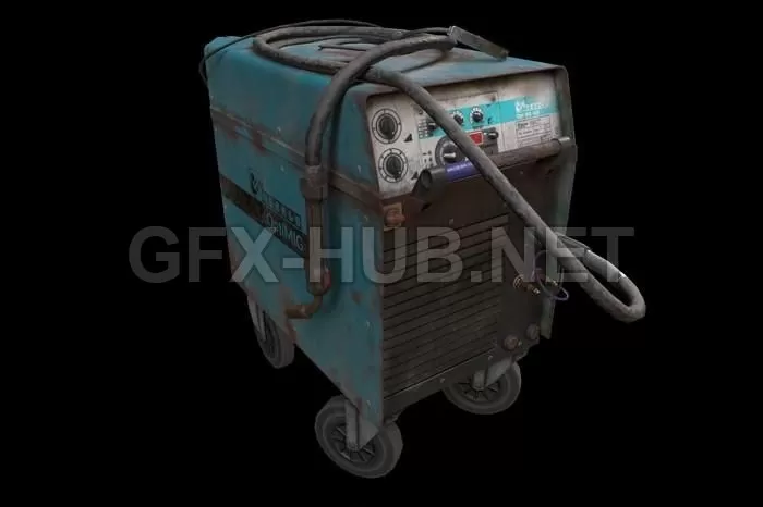 PBR Game 3D Model – OptiMIG 450 – Welding Machine