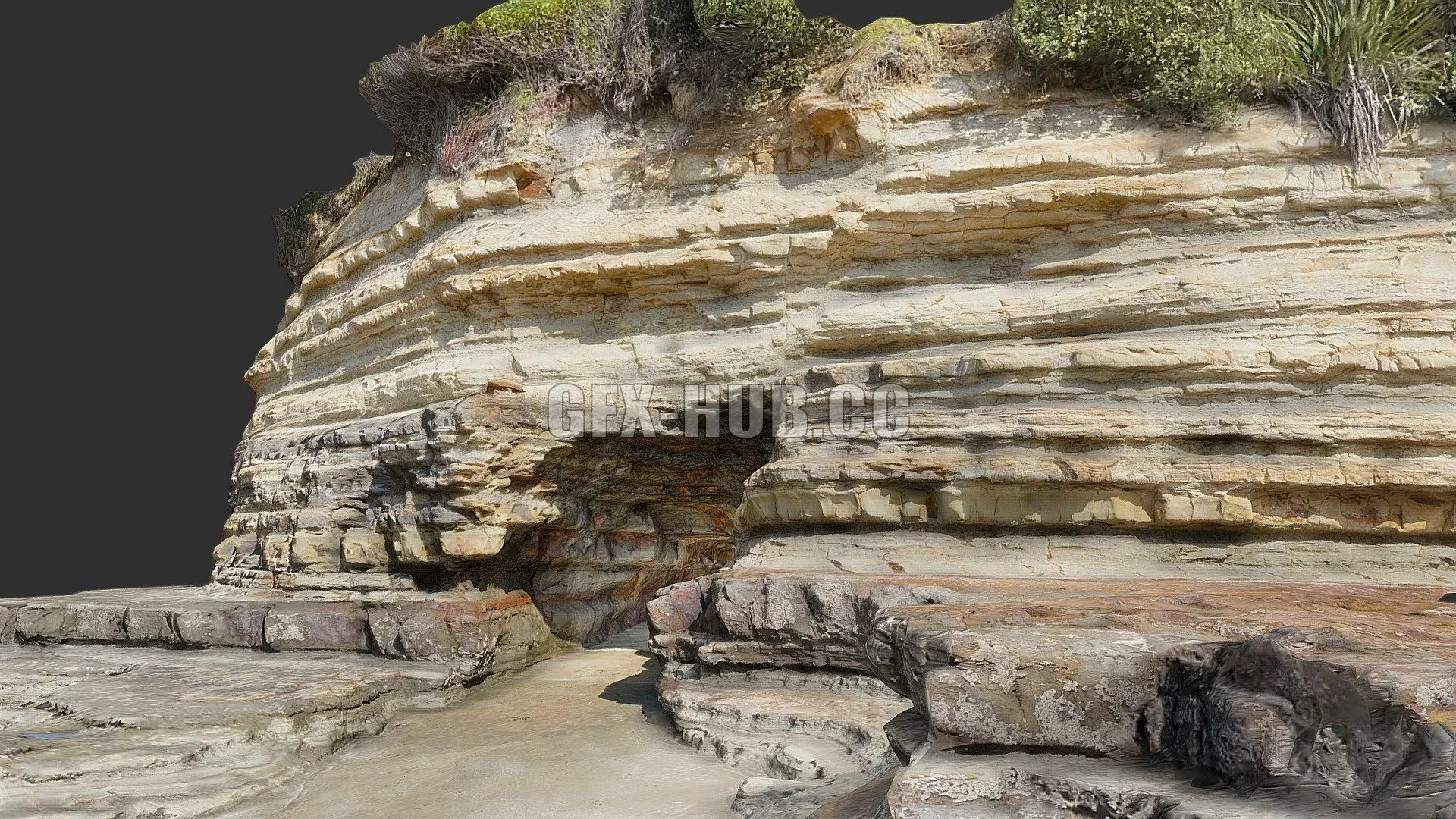 PBR Game 3D Model – Sea Cave