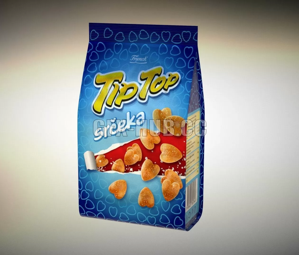 PBR Game 3D Model – Snacks bag test