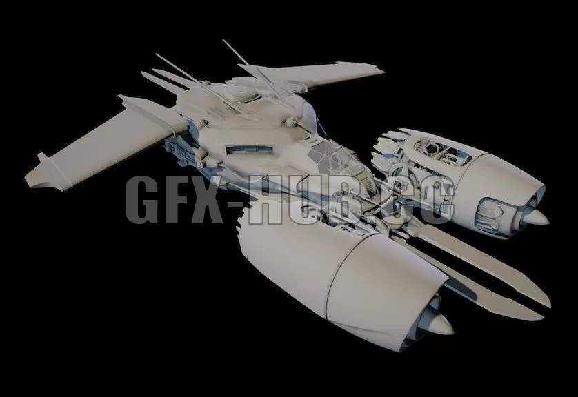 PBR Game 3D Model – Wraith Complete