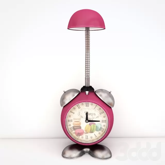 CHILDRENS ROOM DECOR – Настольная лампа детская с часами Brilliant Happy