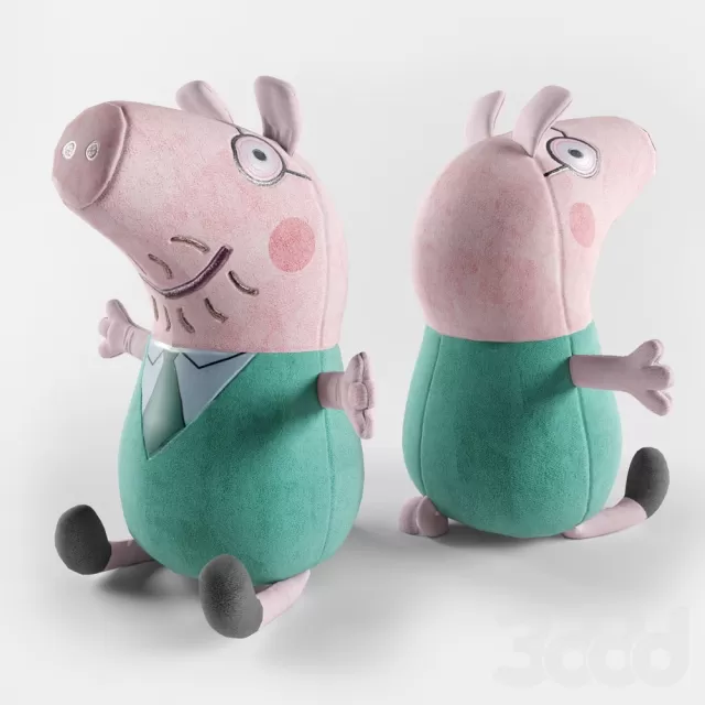 CHILDRENS ROOM DECOR – Папа свин