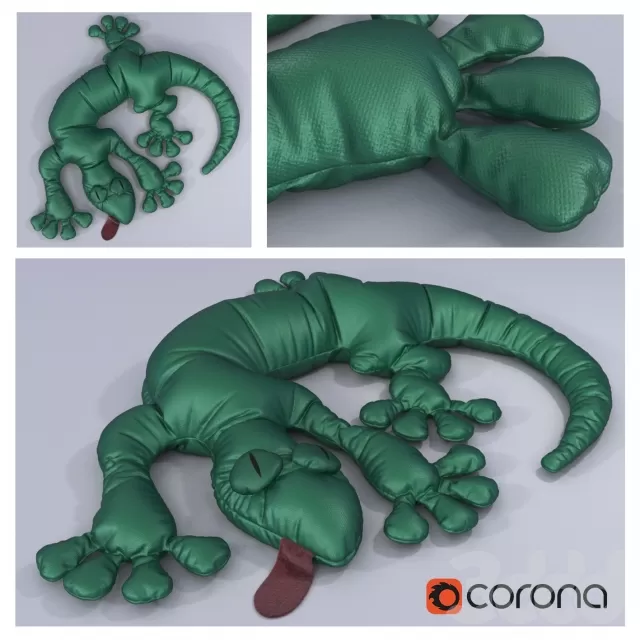 CHILDRENS ROOM DECOR – Подушка-игрушка антистресс Геккон