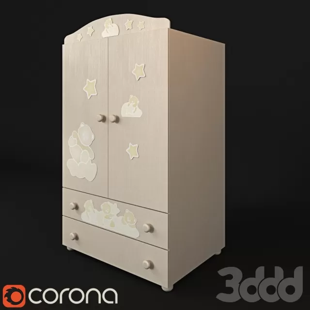 CHILDRENS ROOM DECOR – Шкаф MIBB Armadio Fantasia