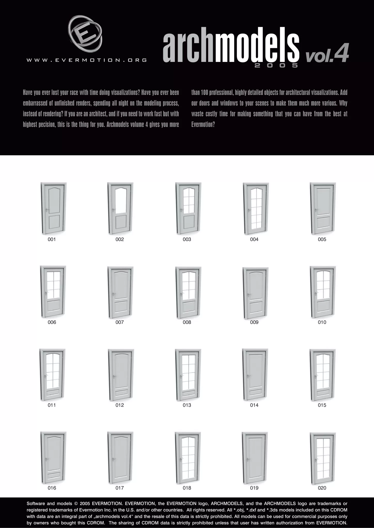 Evermotion Archmodels Vol 004