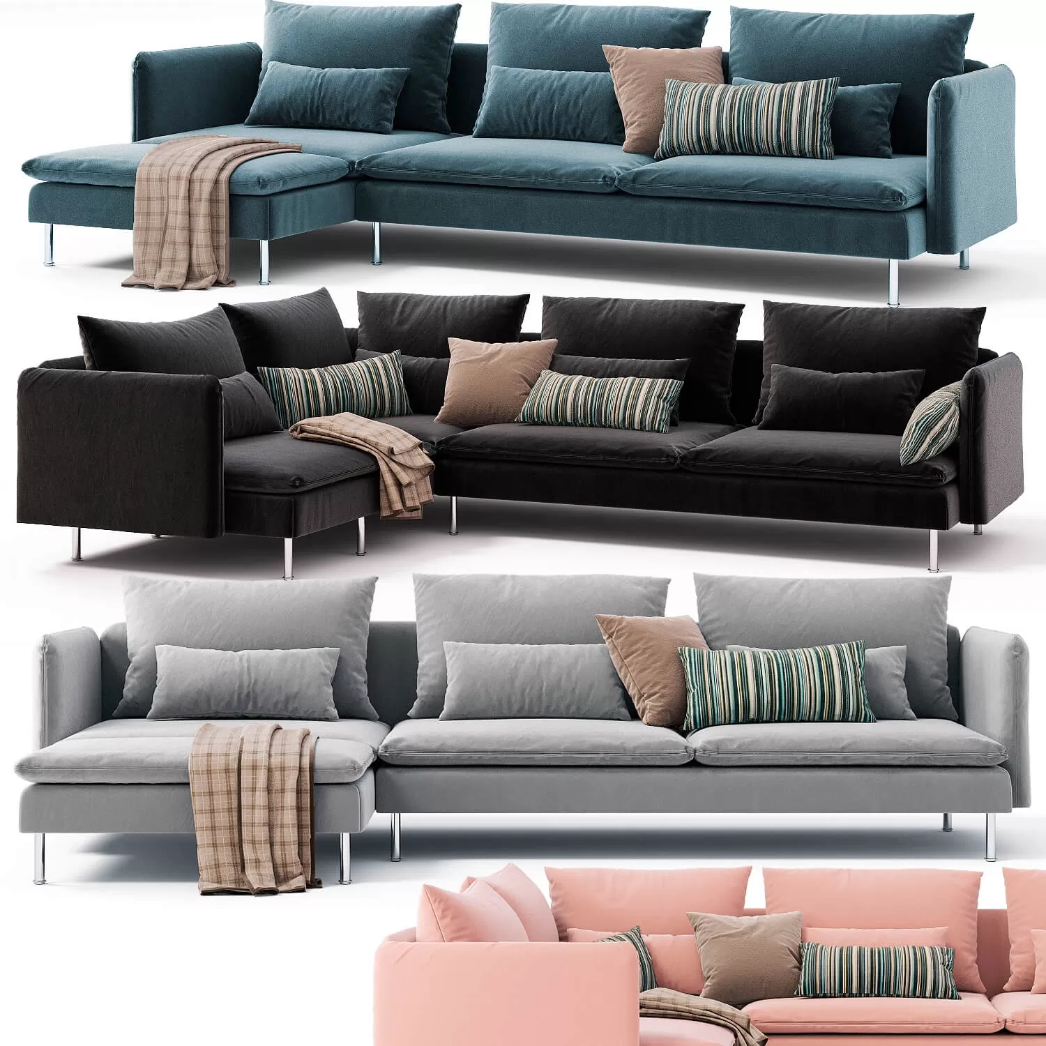 SOFA – Corner sofas Ikea Soderhamn Sectional
