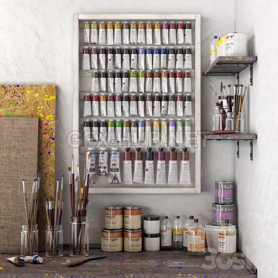 FURNITURE 3D MODELS – Art workshop
