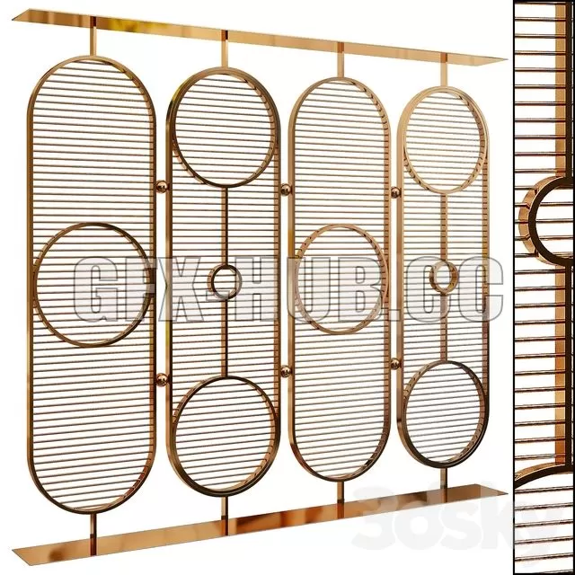 FURNITURE 3D MODELS – Decorative Partition 56