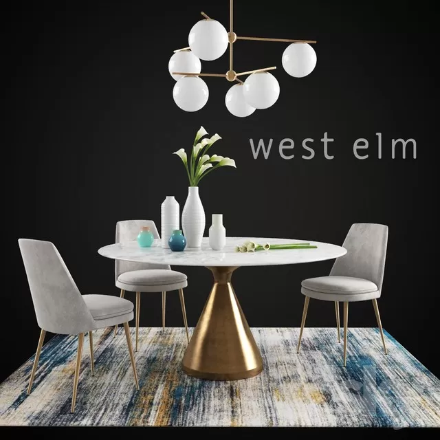 3DSKYMODEL – Dining Table sets – 4007