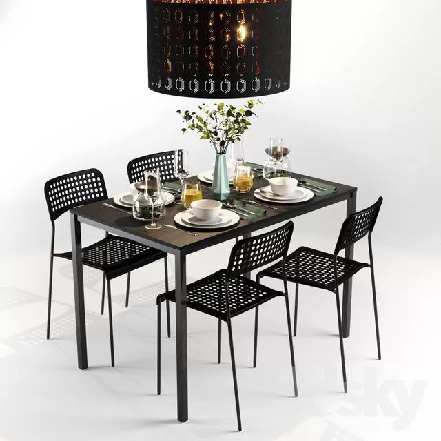 3DSKYMODEL – Dining Table sets – 4050